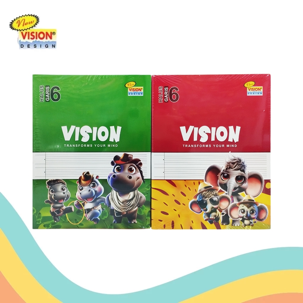 

BUKU TULIS HALUS GARIS 6 NEW VISION 38 (1 PCS)
