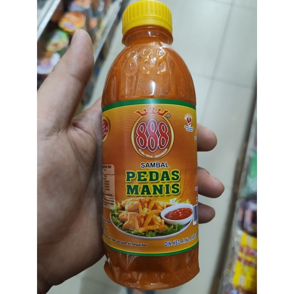 

Sambal Pedas Manis 888 Per Botol Merk 888