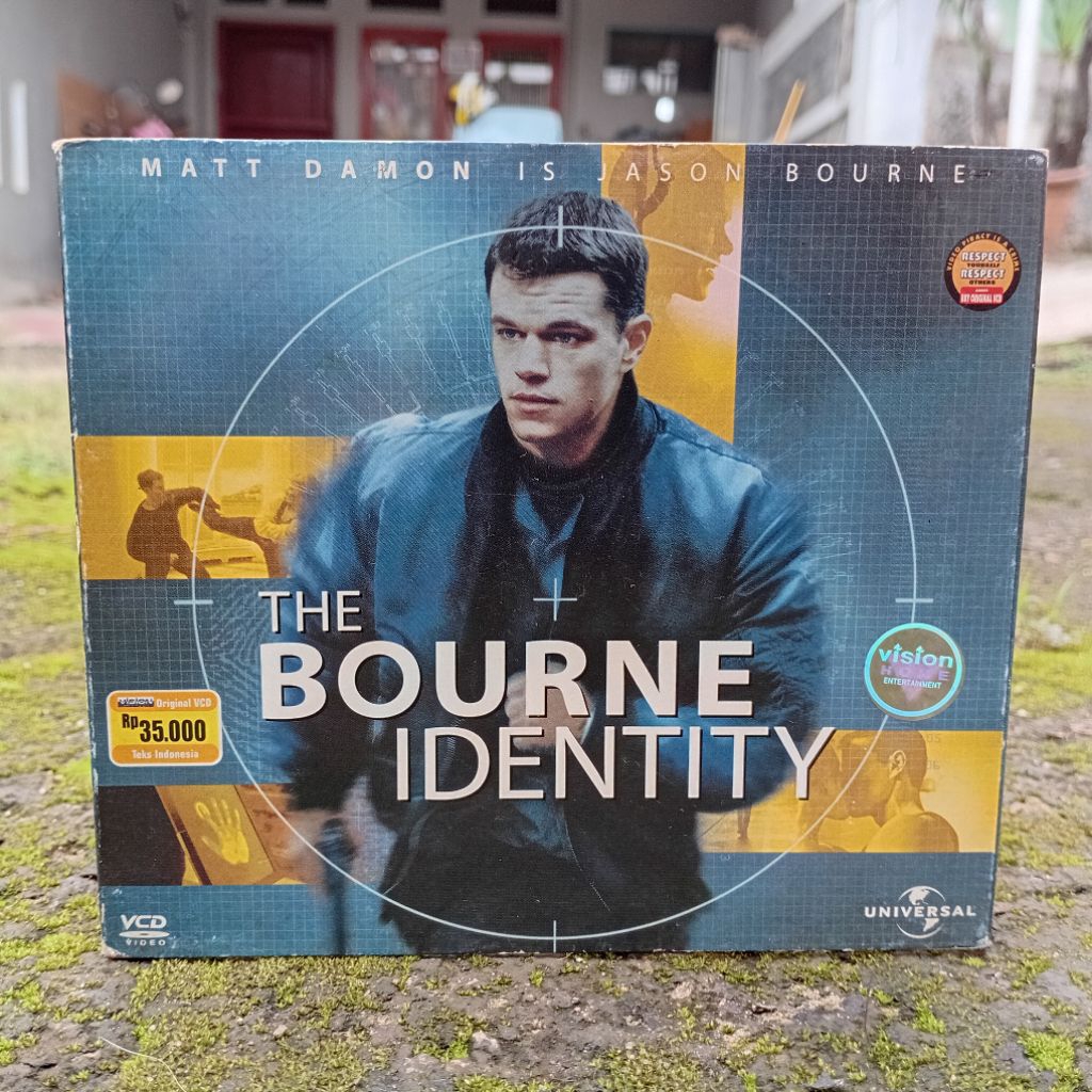 VCD The Bourne Identity (2002) Teks Indonesia Original Universal Pictures VideoCD