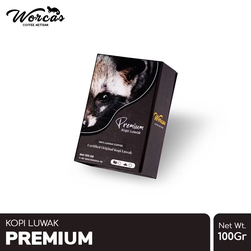 

WORCAS Premium Luwak Coffee 100gr - Classic Box Kopi Luwak
