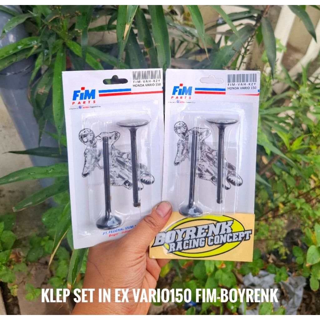VALVE SET IN EX / KLEP SET VARIO150 | PCX150 K59 FIM -BOYRENK