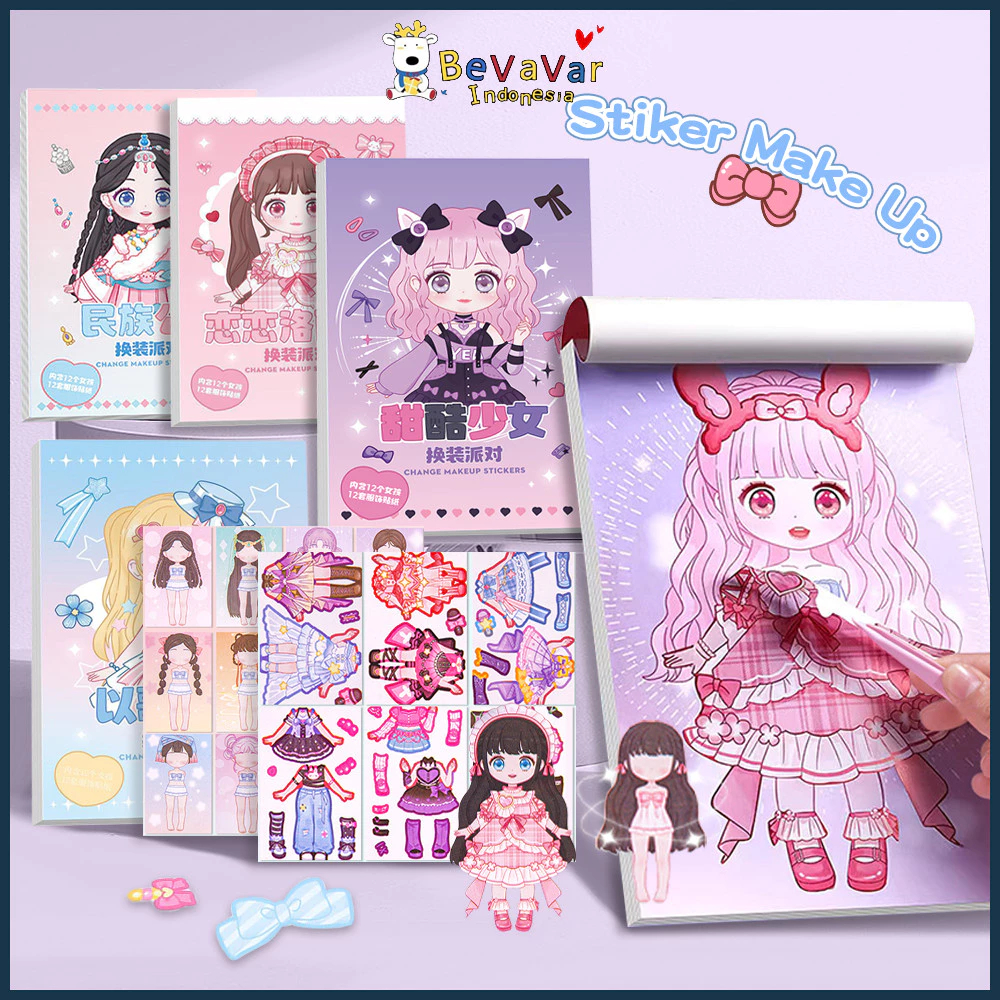 

100 Lembar Sticker Lucu 2D S4nrio Karakter Kur0mi dan Mel0dy