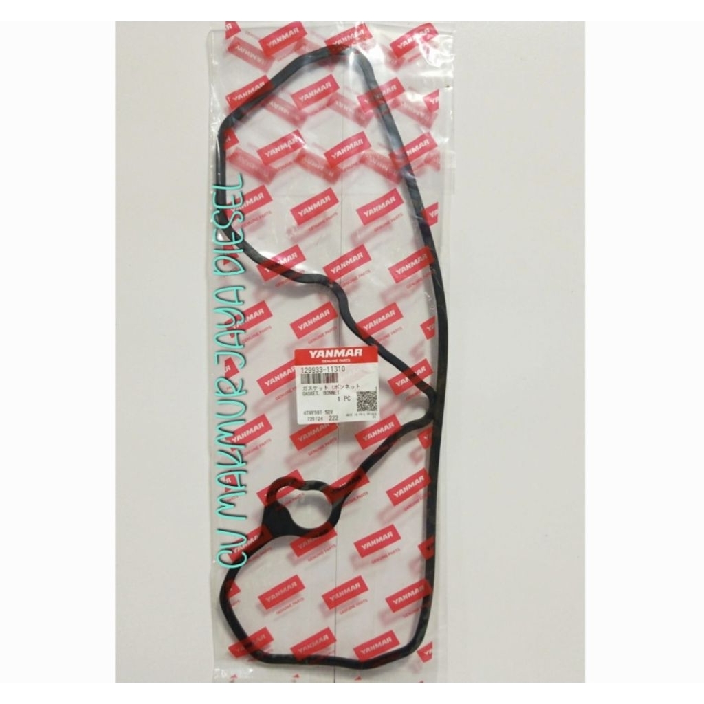 Gasket Head Cover,Gasket Bonnet 4TNV94 129933-11310 Yanmar Genuine