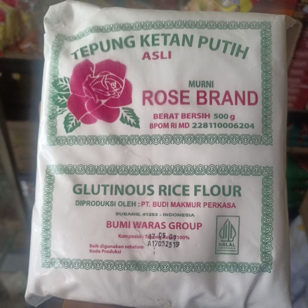 

tepung ketan putih rose brand 500gram