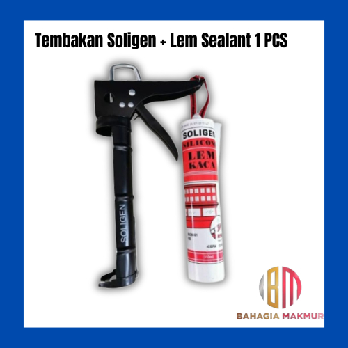 Soligen Lem Kaca + Tembakan Soligen / Sealent Plus Tembakan