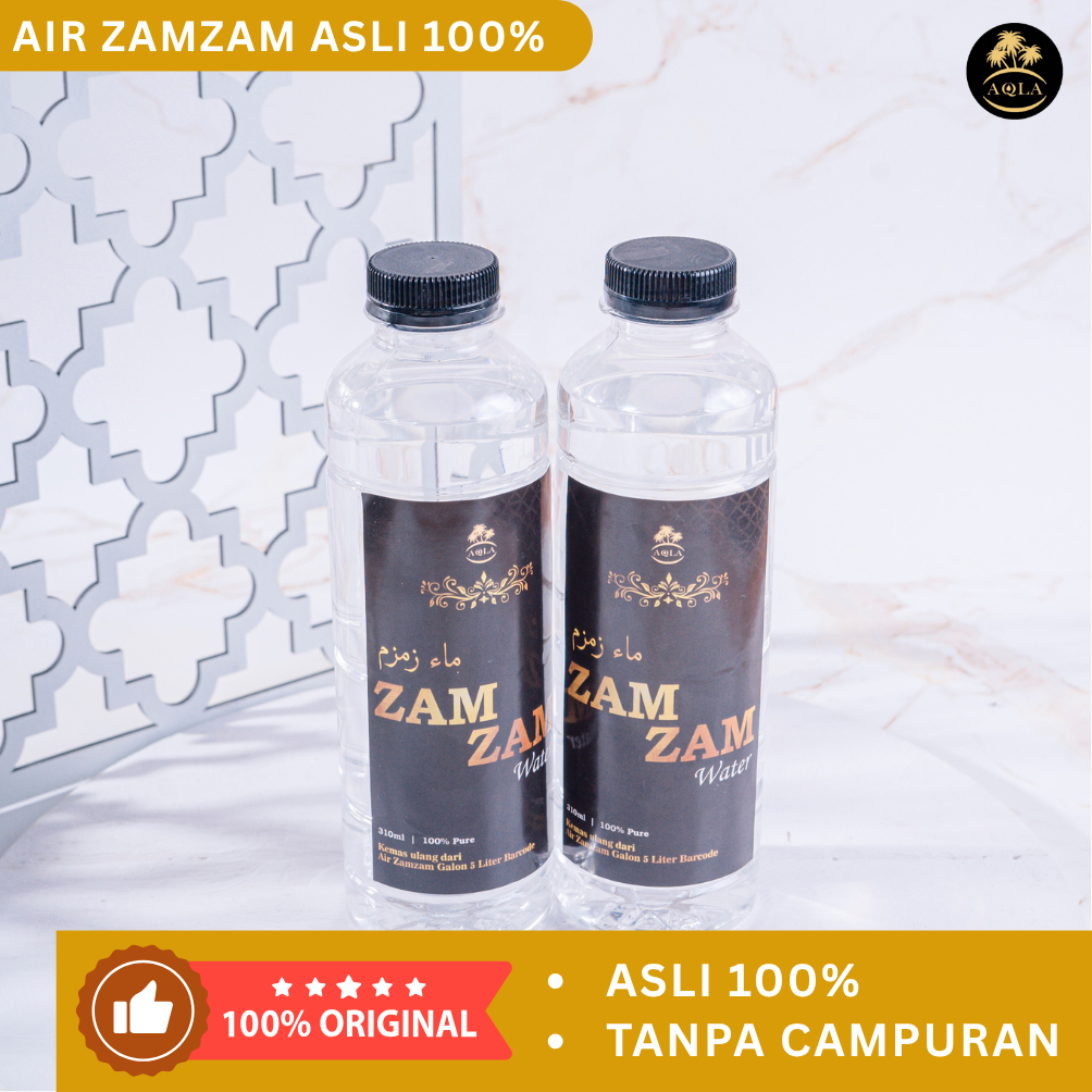 

AIR ZAM-ZAM ORIGINAL ASLI SAUDI 310ml / AIR ZAM ZAM KEMAS ULANG DARI ZAM ZAM BARCODE