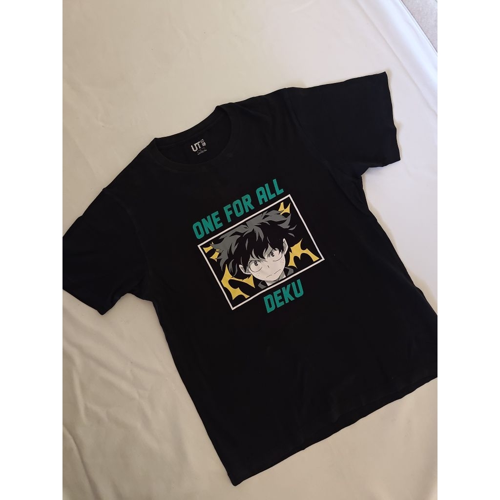 Baju Kaos Uniqlo Colab My Hero Academia