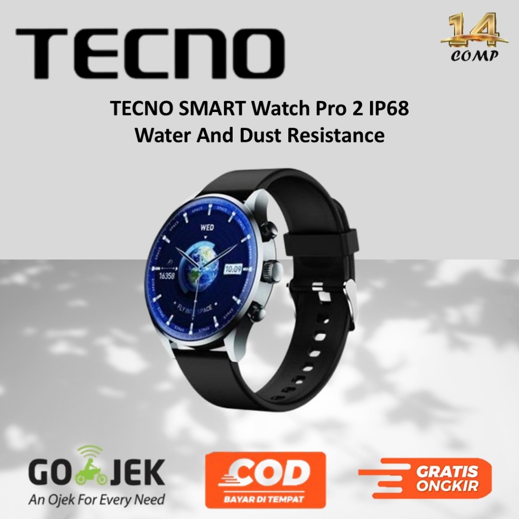 TECNO SMART Watch Pro 2 IP68 Water And Dust Resistance