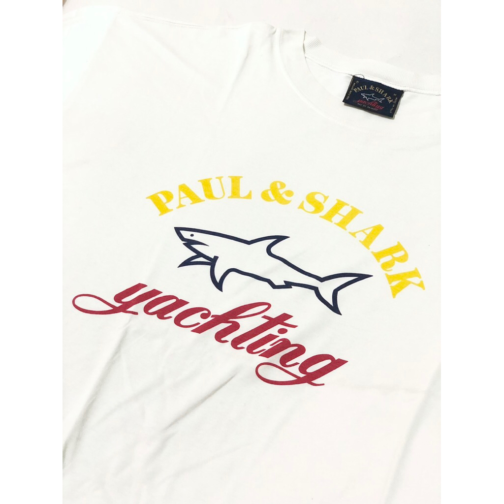 Vintage Paul and Shark Big Logo Tshirt
