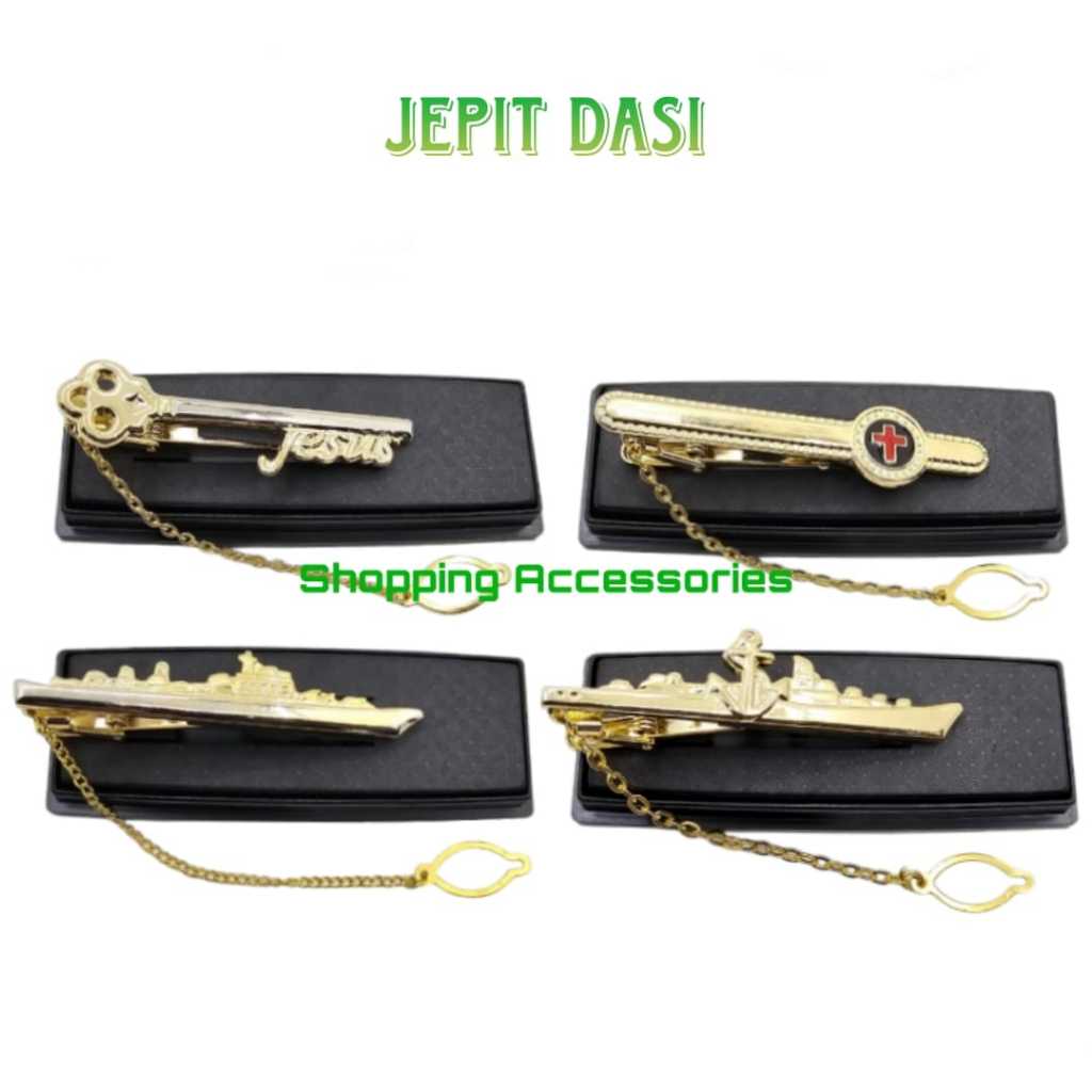 Jepit Dasi Motif  Klip Dasi Tie Clip / PENJEPIT DASI