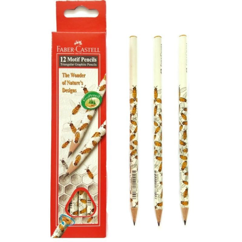

Faber-Castell Pensil / Pencil 2B Motif Bee (Lebah ) Satuan
