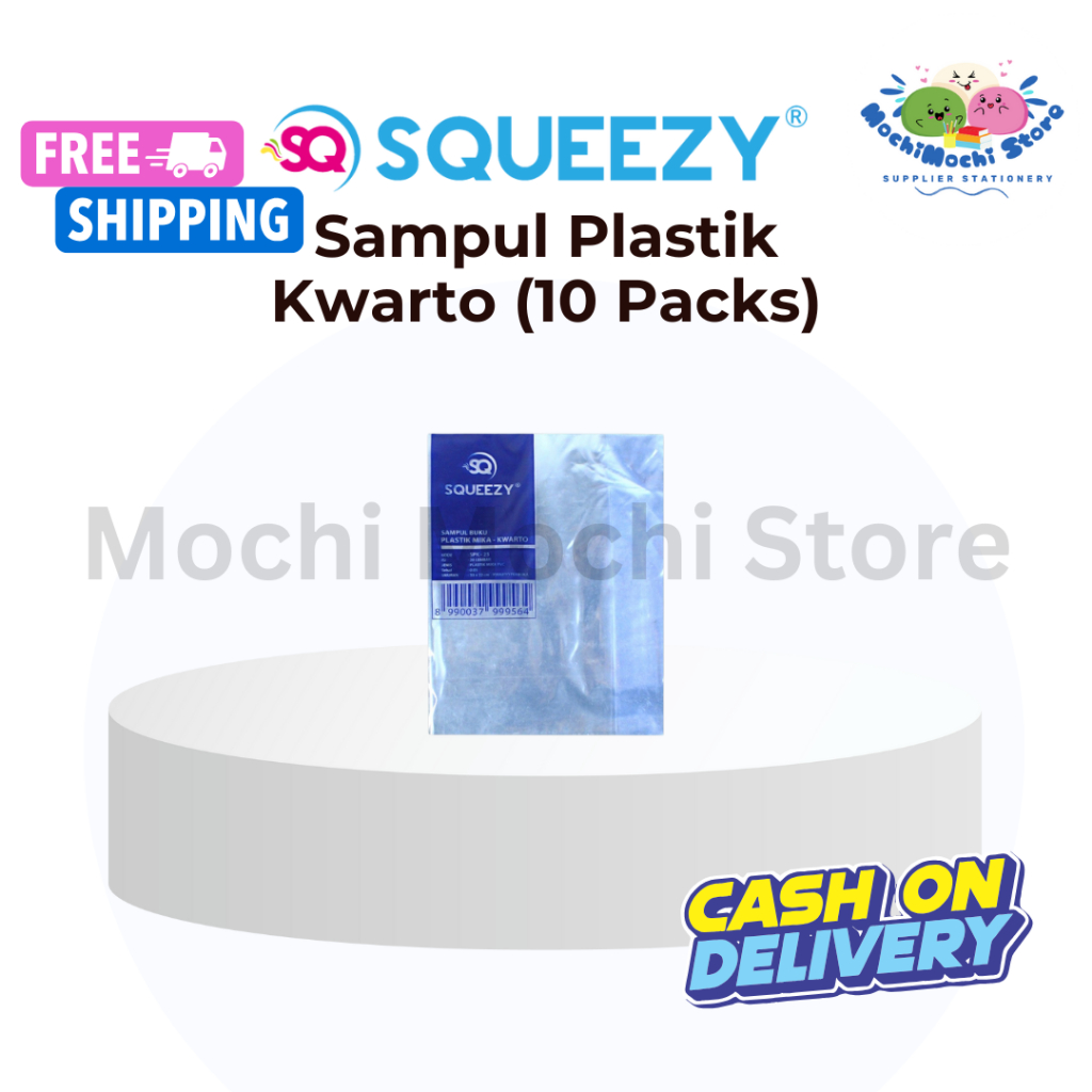 

PER 10 PACK/100 LEMBAR Sampul Buku Kwarto Plastik | Sampul Buku Bening | Sampul Plastik | Sampul Buku Sidu