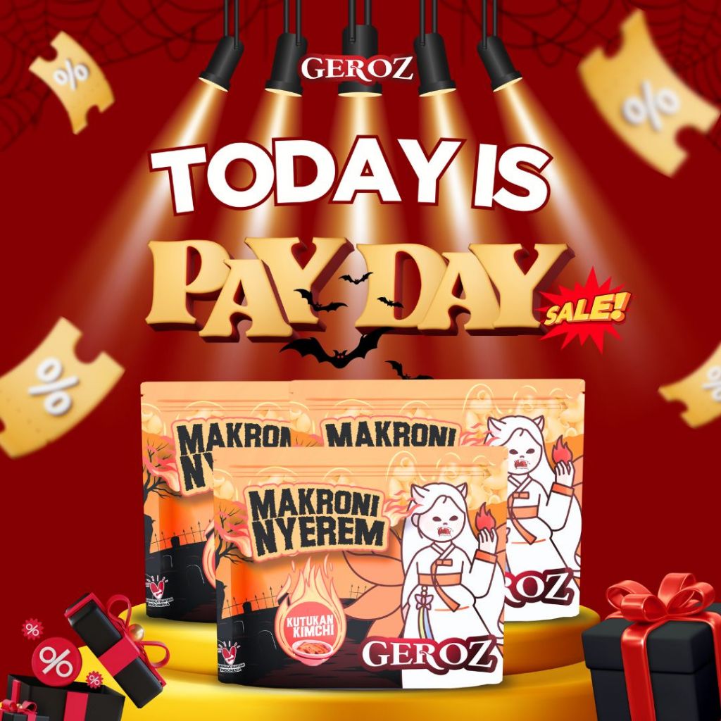 

Serenashop86 Geroz - Makroni Nyerem - Rasa Kimchi Isi 3 Murah