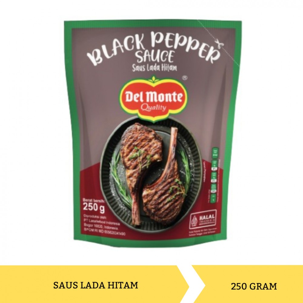 

[oddsolshop] pekanbaru/Del Monte Black Pepper Sauce 250GR Saus Lada Hitam / DelMonte Blackpepper