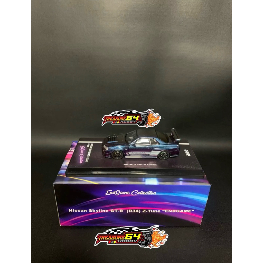 Inno64 Nissan Skyline GT-R34 Z-Tune Endgame Purple
