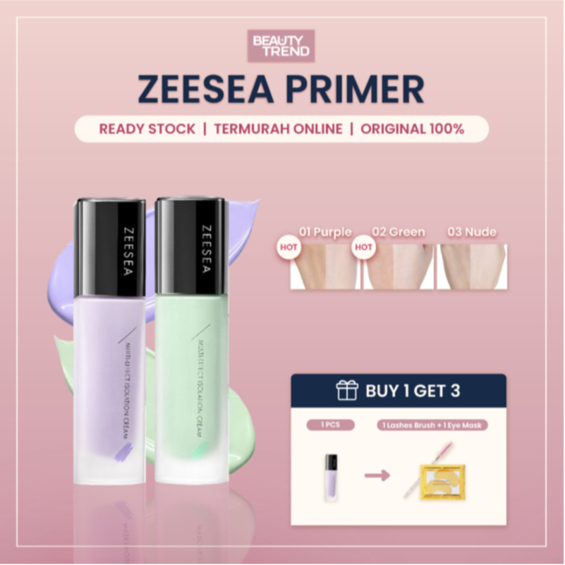 [READY ORI] Zeesea Primer Zeesea Color Corrector Primer Zeesea Base Make Up Primer Primer Natural