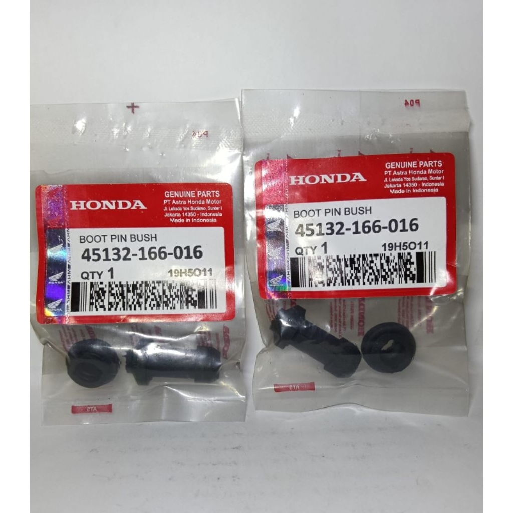 KARET BOOT KALIPER REM BOOT PIN BUSH 45132-166-016