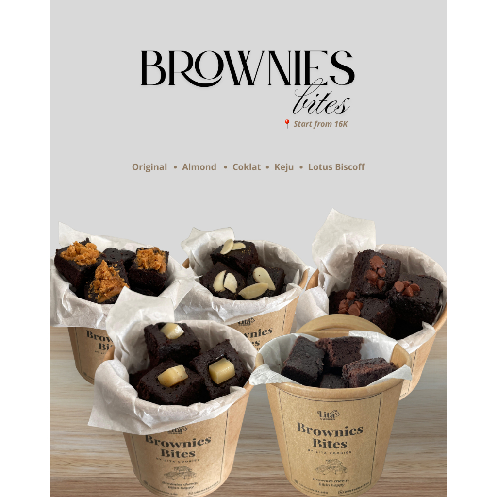 

Brownies Bites by Lita Cookies