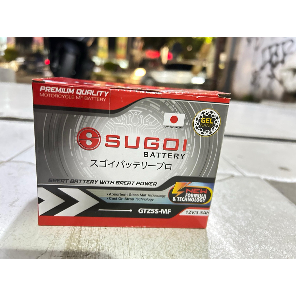aki/acu sugoi gtz5s ,teknologi japan menggunakan nano gell biss