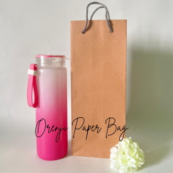 

Paper Bag Warna Coklat Polos Ukuran 10x8x25 cm – cocok untuk Botol, Tumbler, Souvenir, Hampers.