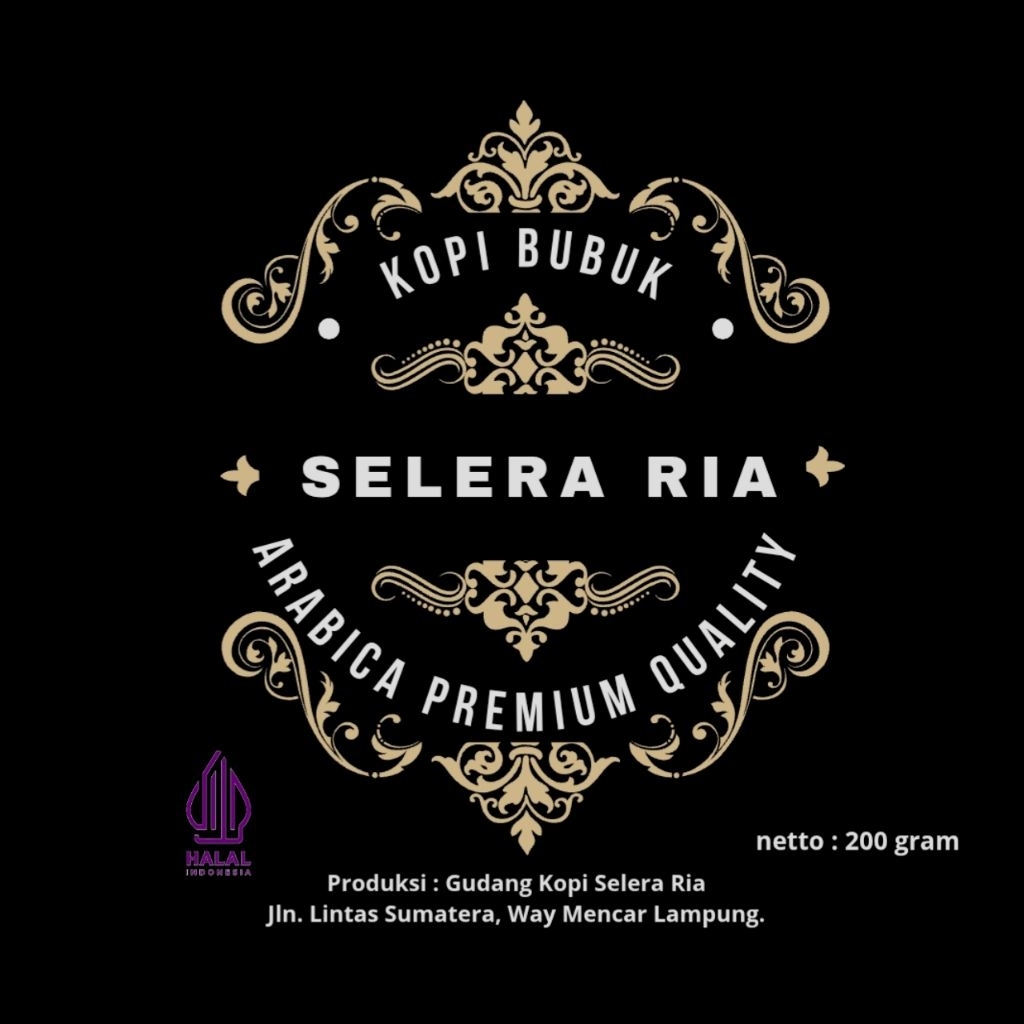 

Kopi bubuk arabica 100% asli tanpa campuran 200gram