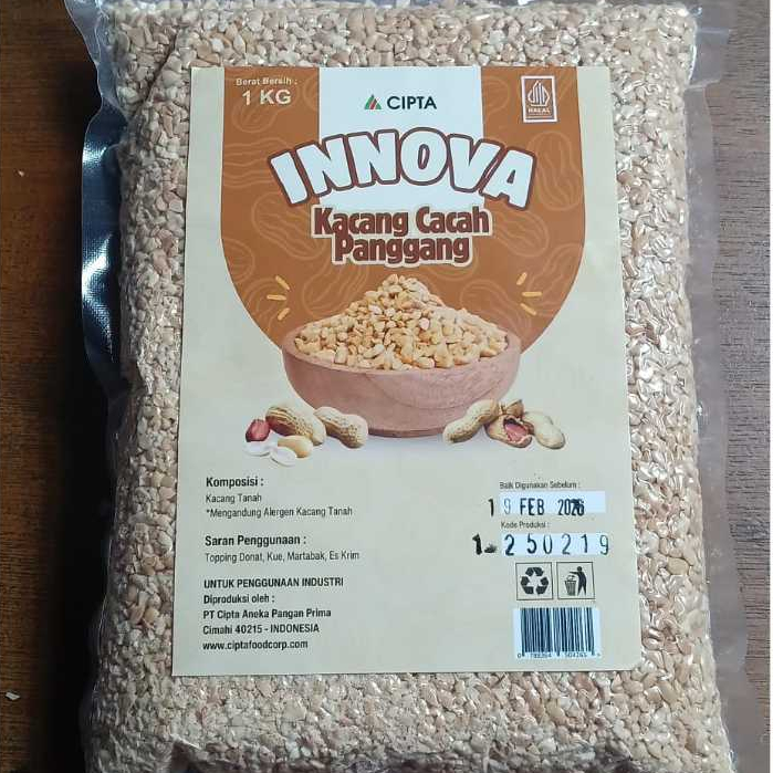 

KACANG GILING KASAR MORIN GOLDEN INNOVA KEMASAN 1 KG