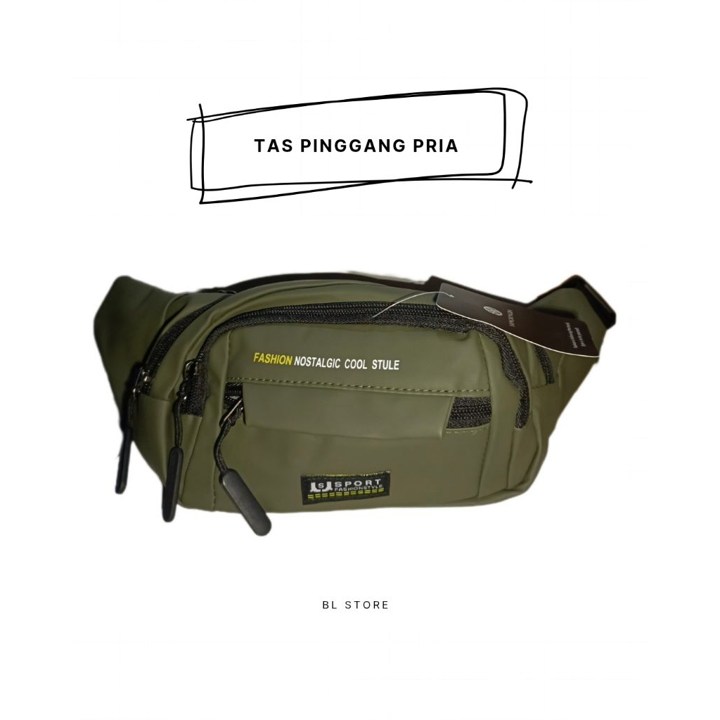 TAS PINGGANG PRIA ANTI AIR
