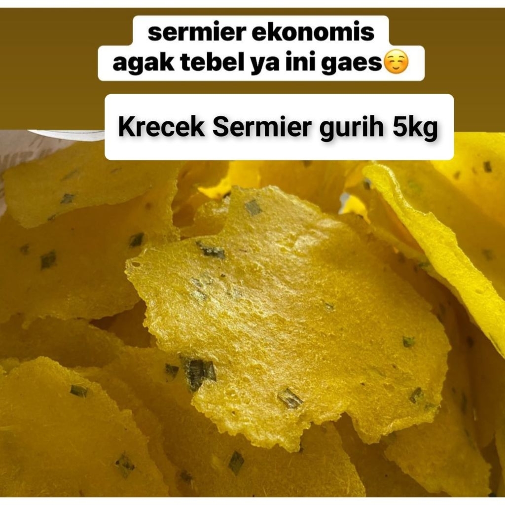 

Krecek Sermier ori gurih 500gr
