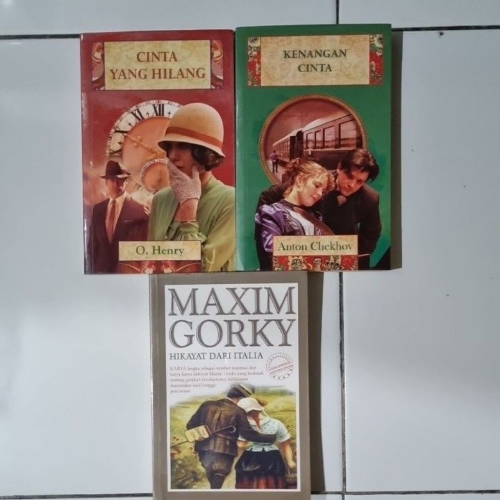 Aneka Buku Sastra Preloved Original | Hikayat dari Italia by Maxim Gorky | Cinta yang Hilang by O. H