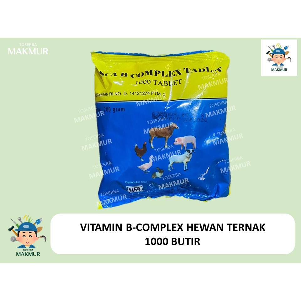 Vitamin B-Complex ternak USFA B-Complex, Meningkatkan Produksi Susu nafsu makan ternak