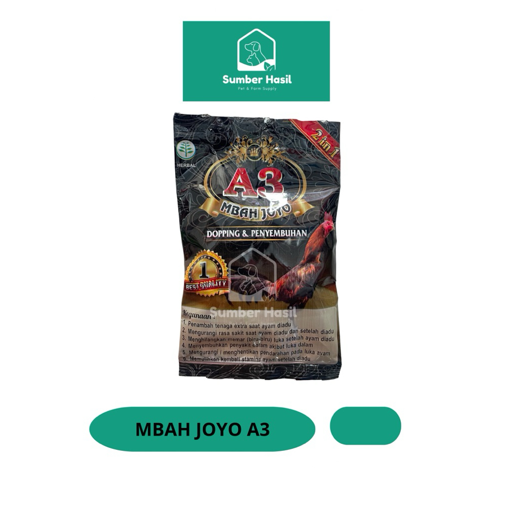 MBAH JOYO A3 2IN1 OBAT JAMU AYAM ADUAN MBAH JOYO ORIGINAL