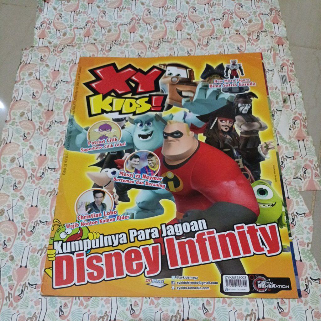 Majalah Xy Kids - Kumpulnya para jagoan Disney Infinity