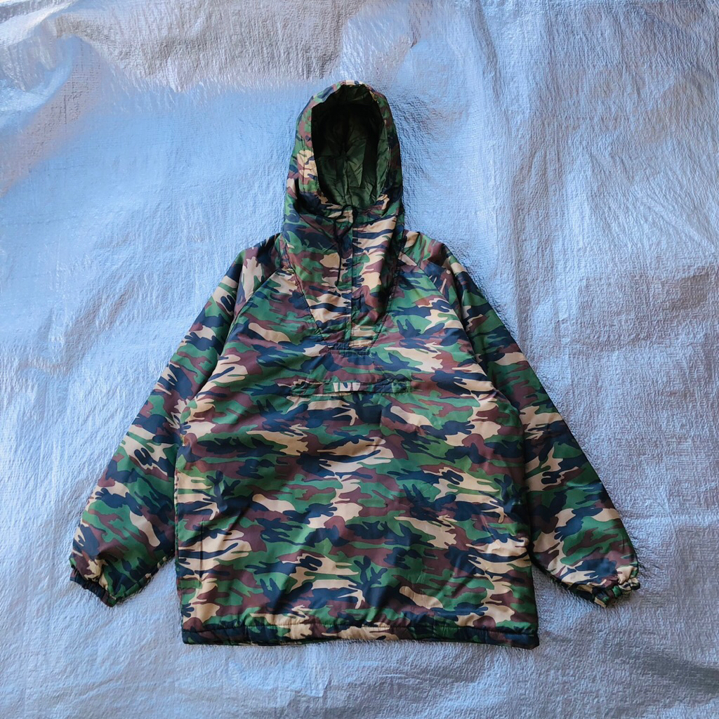 jacket army woodland anorak ( second/bekas )