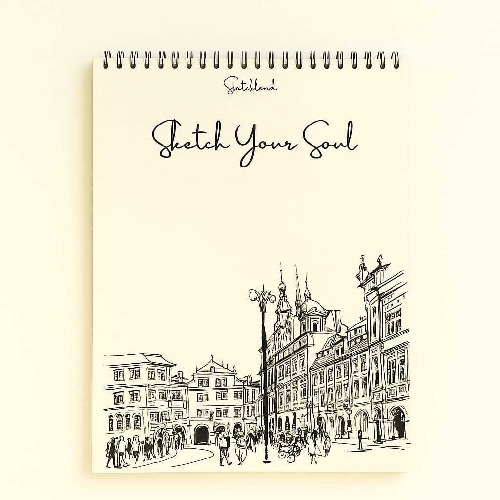 

Sketchbook A4 A5 Minimalis Spiral | Bookpaper 80gsm | Free Box, Pensil & Penghapus | Anti Ribet