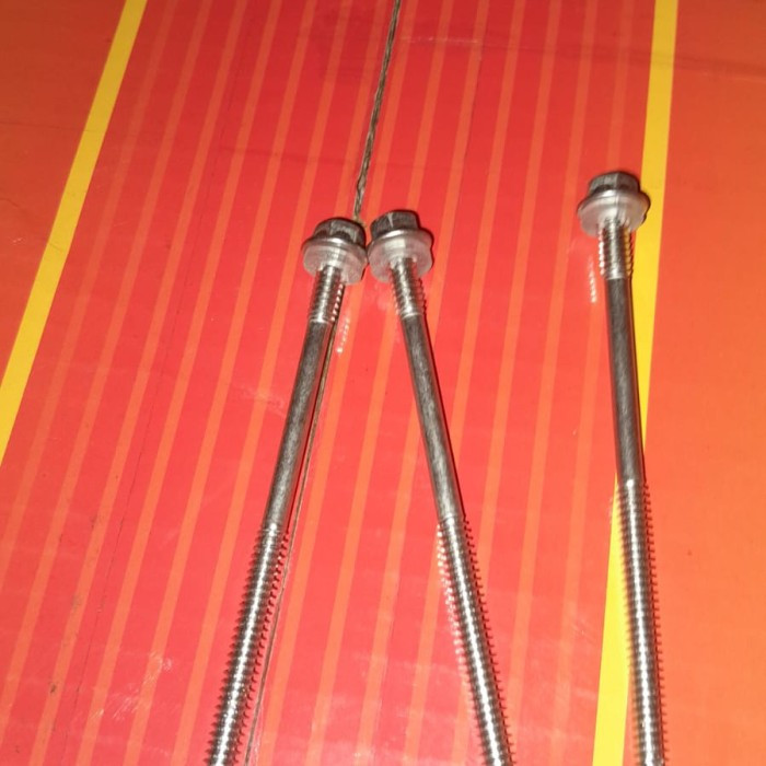 skrup roofing stainless 304 12x100 screw roofing ss304 sekrup sus 304 12 x 100 m5 ss304 drilling baj