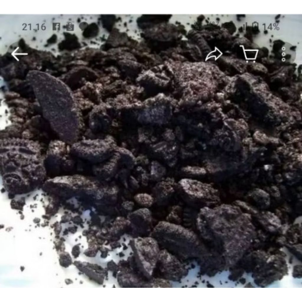 

bubuk oreo kasar cookies crumb 500 gr