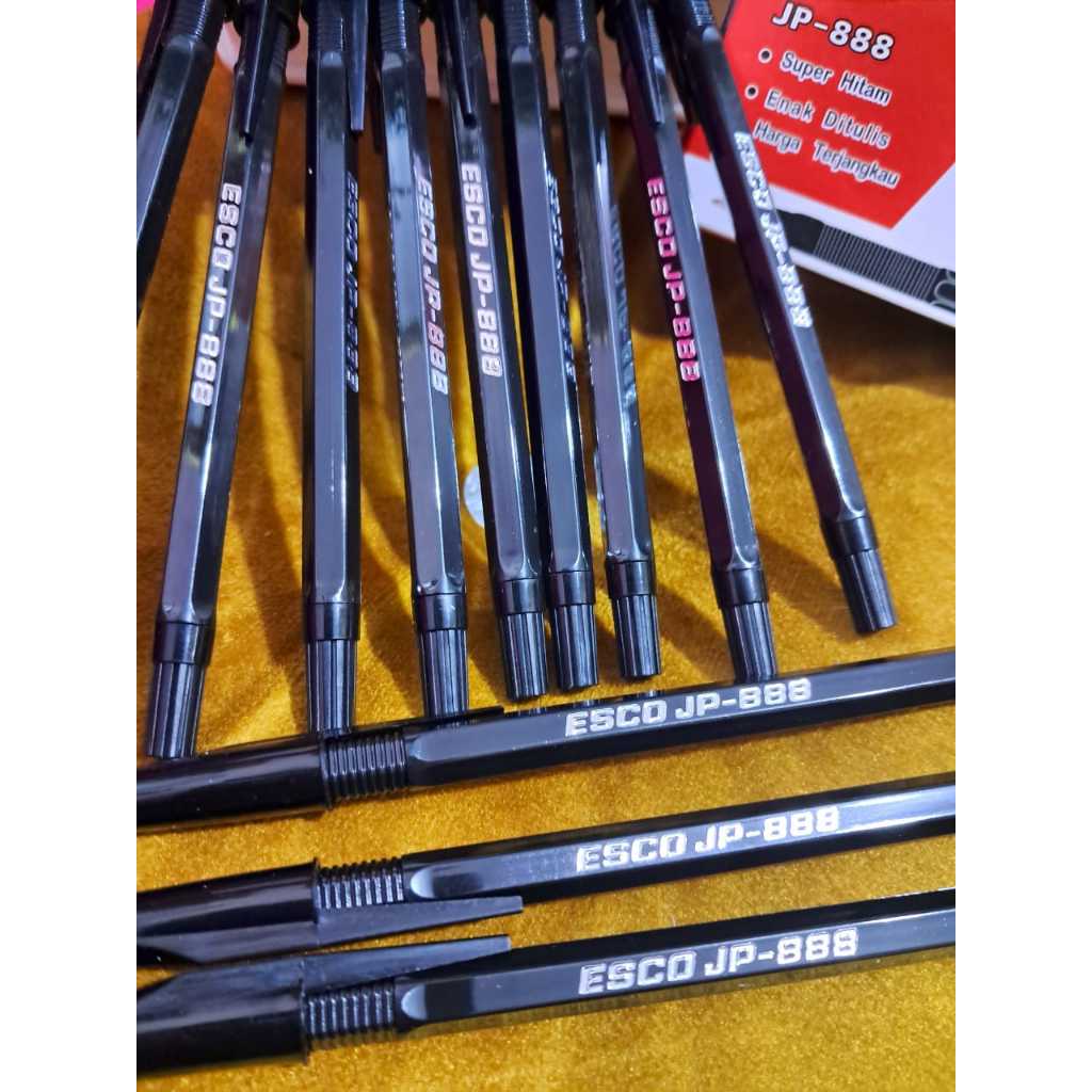 

[PGATK] JUAL ECERAN 2 PULPEN ESCO JP-888 TINTA SUPER HITAM. MURAH TAPI GOOD QUALITY