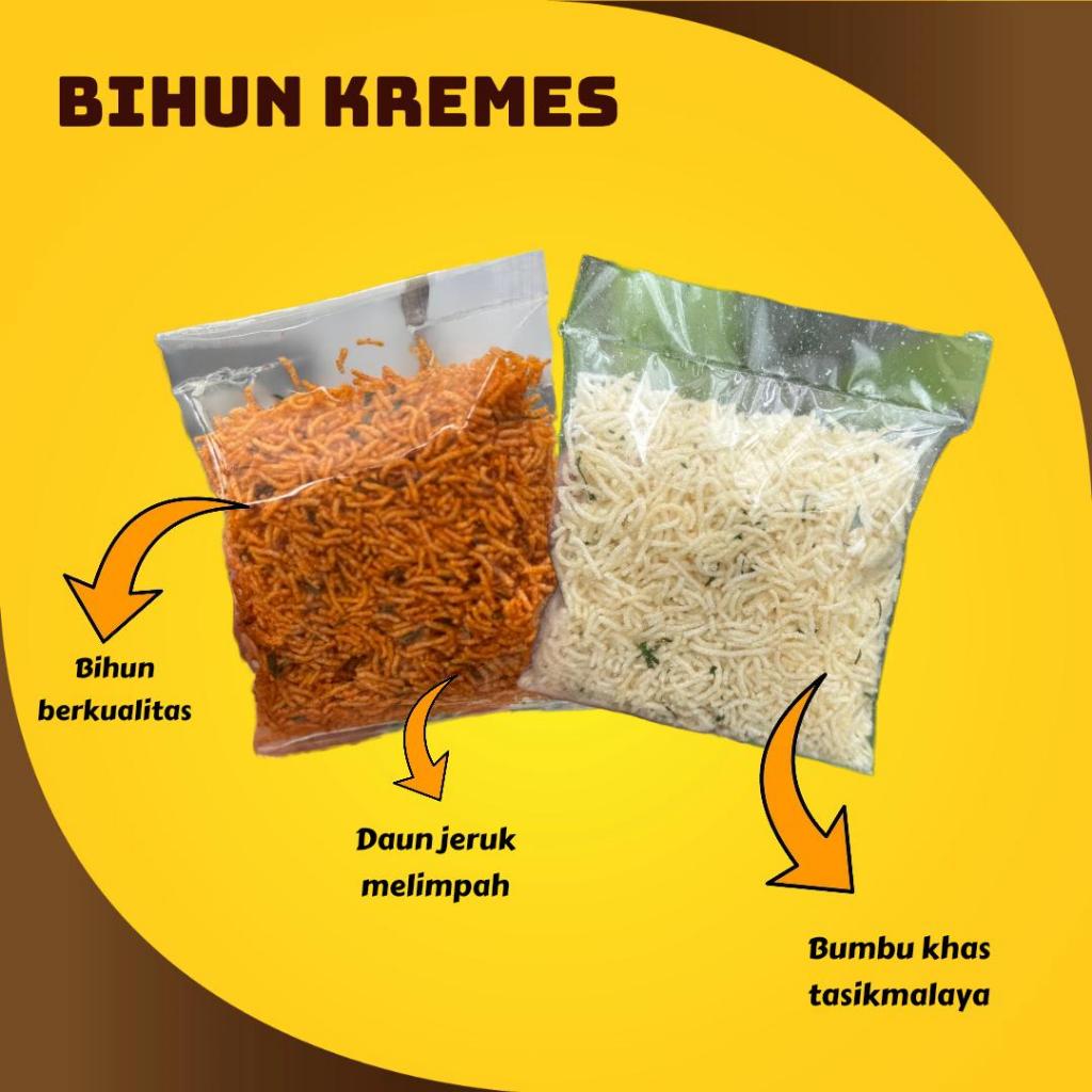 

BIHUN KREMES PEDAS GURIH DAUN JERUK - BIHUN KEREMES JAJANAN JADUL TERMURAH