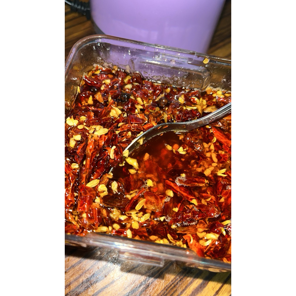 

PO Chili Oil with coconut oil