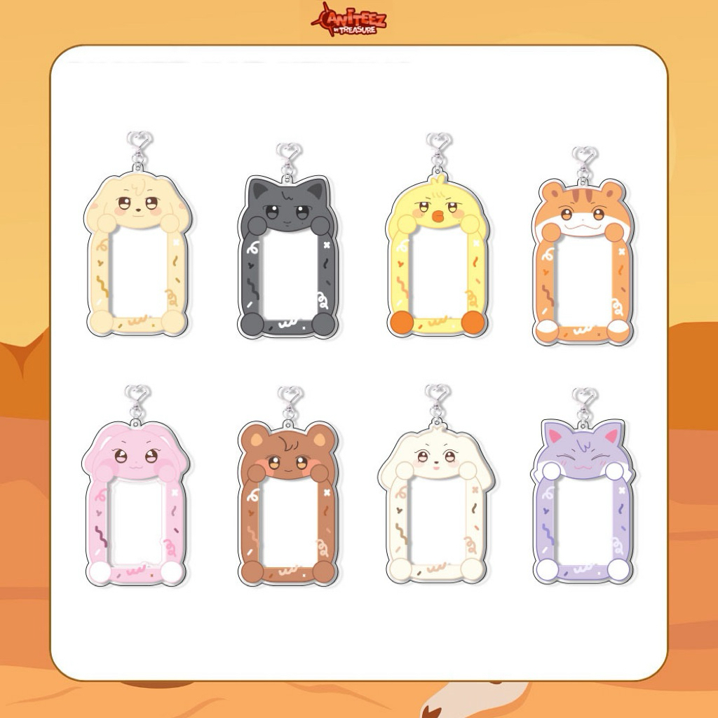 READY Ateez Cahol Aniteez Body Photocard Holder Akrilik