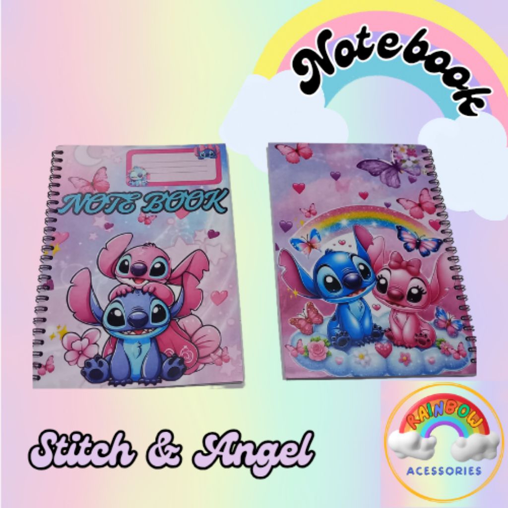 

RAINBOW NOTEBOOK, PIN,GANCI STITCH