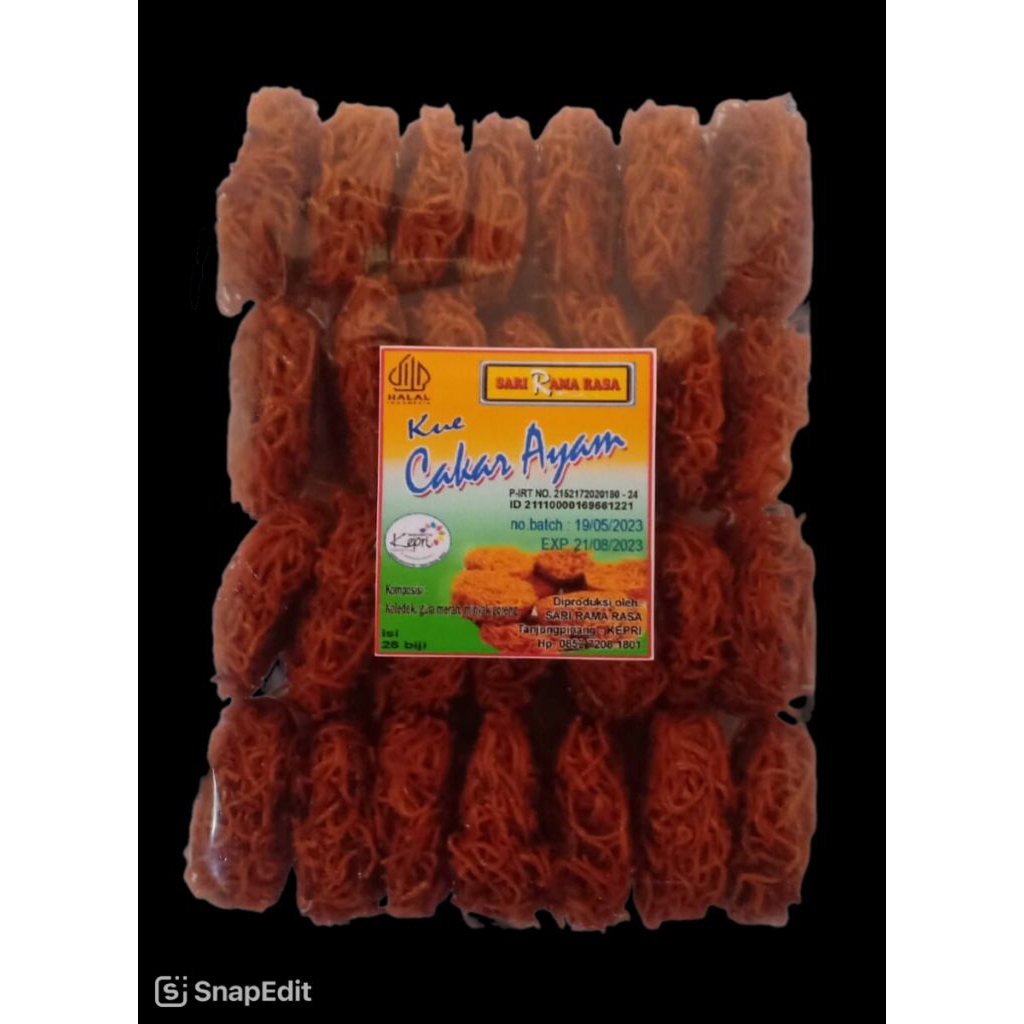 

Kue cakar ayam/grubi/kremes