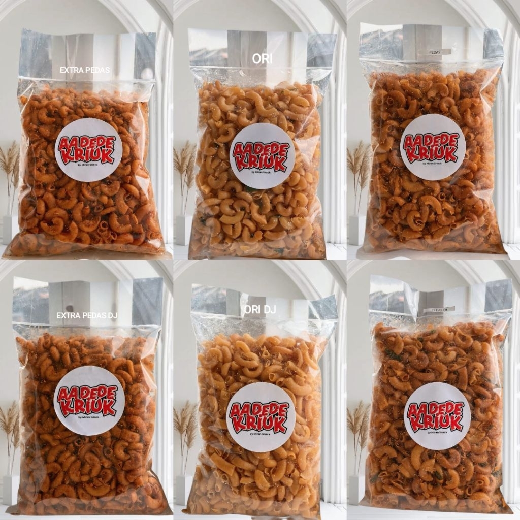 

AA DEDE KRIUK MAKARONI BISA COD MAKARONI 250gr ENAK TIDAK KERAS | ASIN GURIH DAUN JERUK