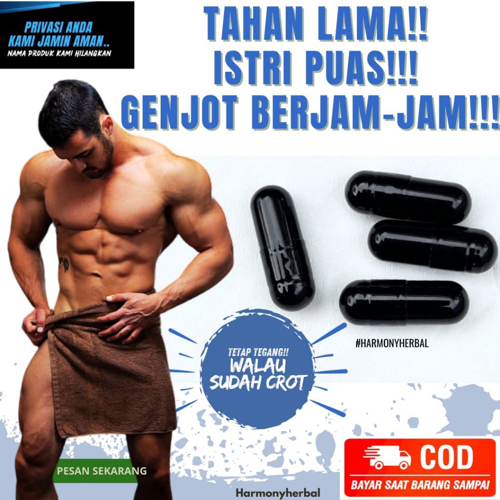 Obat Kuat Pria Tahan lama berjam-jam HITAM