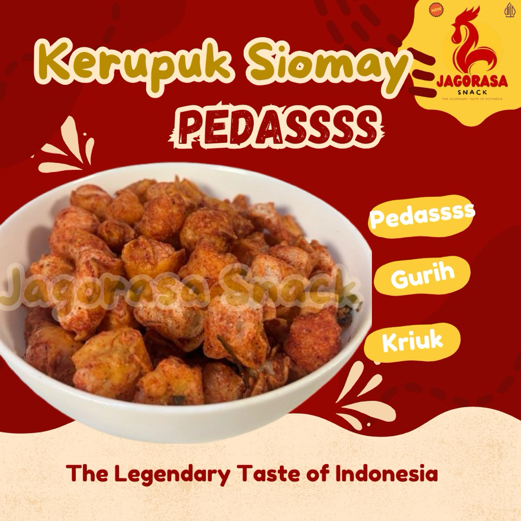 

KERUPUK SIOMAY PEDAS! 200gr / 250gr / 500gr / 1kg READY STOK DIKIRIM LANGSUNG!