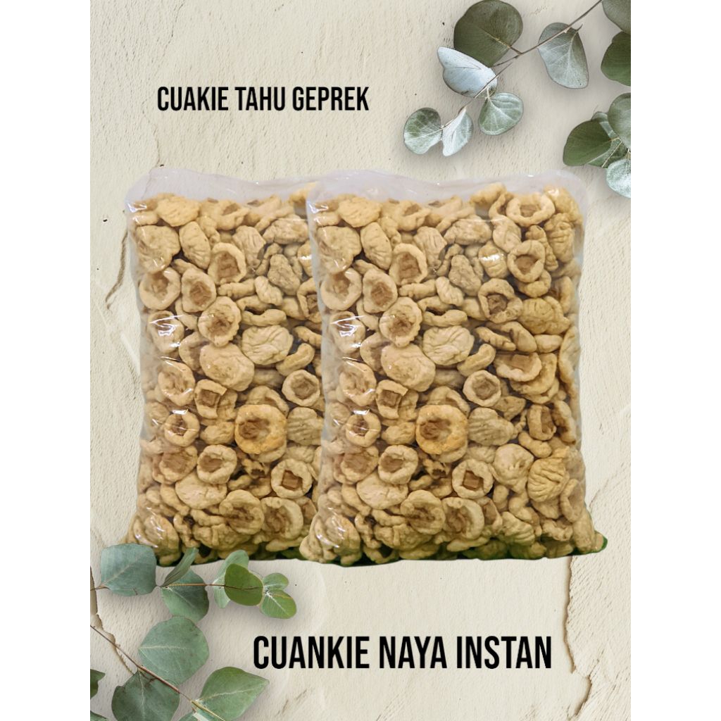 

Cuankie tahu geprek isi 100pcs free kardus dan bubblewarf