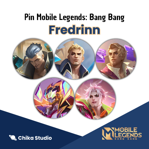 Pin Button Peniti Merchandise Mobile Legends: Bang Bang - Fredrinn