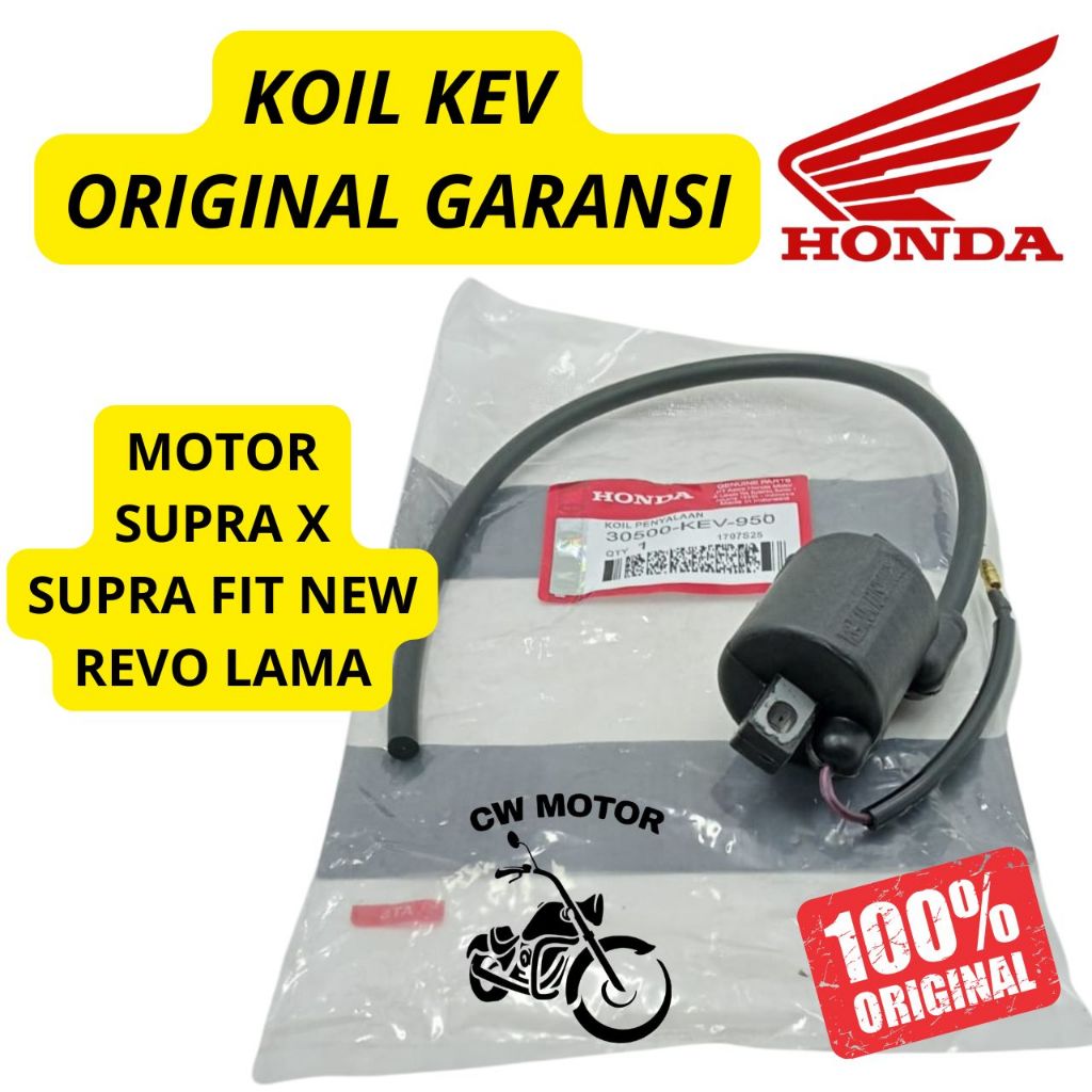 KOIL HONDA KODE KEV MOTOR SUPRA X SUPRA FIT NEW REVO LAMA 100% ORIGINAL (GARANSI)
