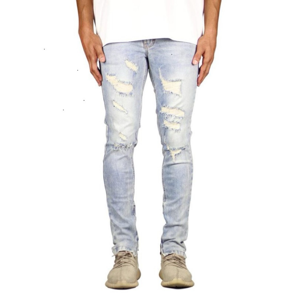 Hyper Denim LT.Blue Gao Zipper Jeans Denim