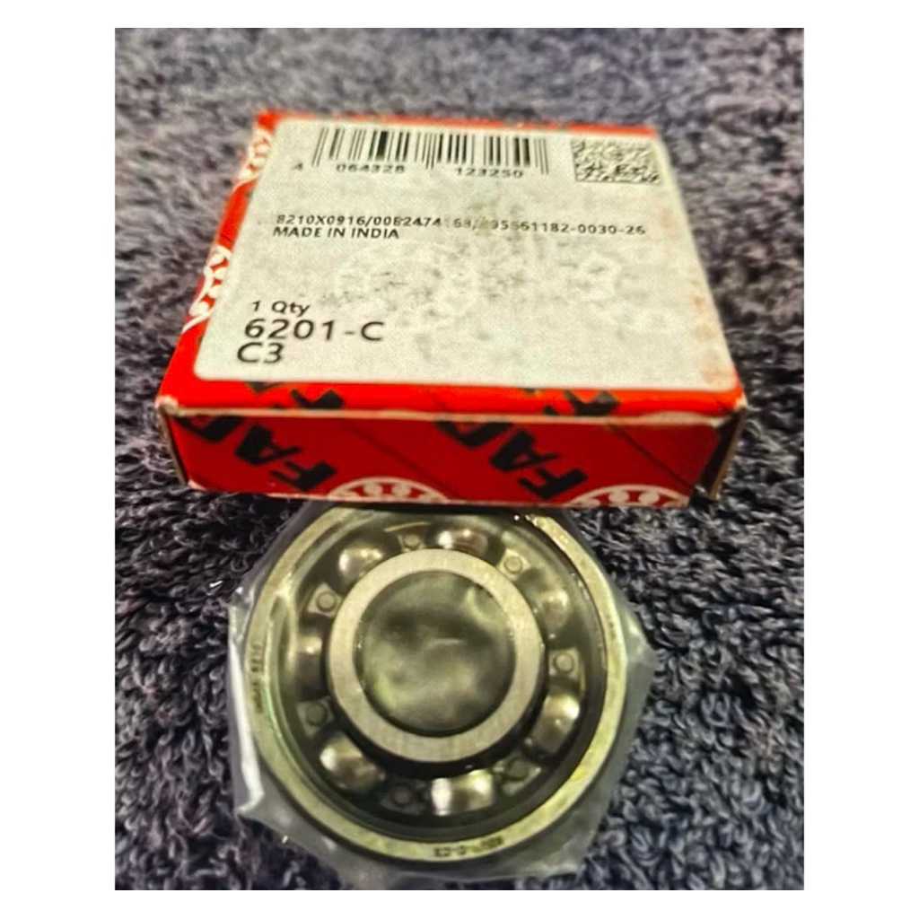 Bearing 6201 / 6201 C3 FAG ASLI ORIGINAL ( minimal pembelian 10pc )